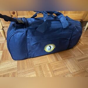 Navy Blue Men's Duffel big Bag with Logo . 29 | 13 | 12″